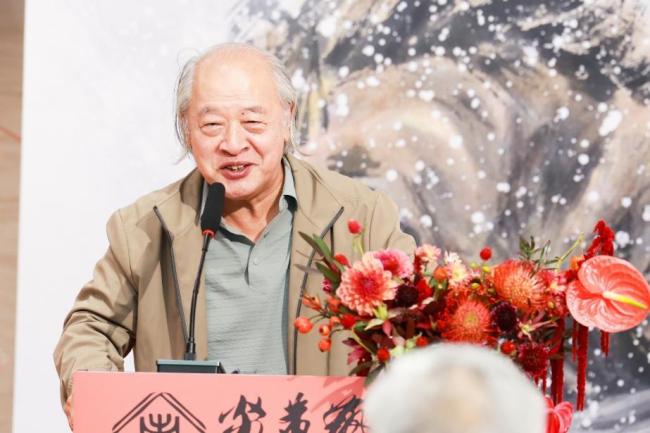 天津好意思术家协会主席、中国好意思术家协会原副主席王书平致辞